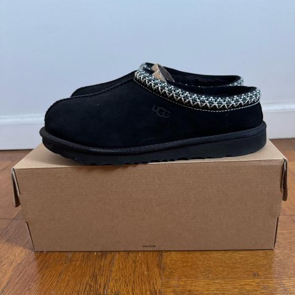 Ugg Black Tasman Slipper Boots Big Kids 6 / Womens 7 - Picture 4 of 5